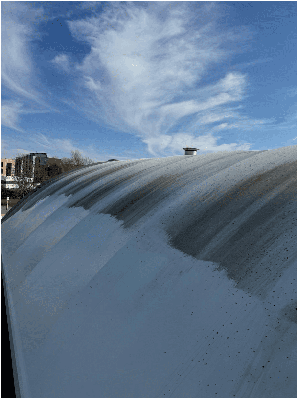 Exterior Cleaning Project at World of Football - Roof Cleaning in Edinburgh