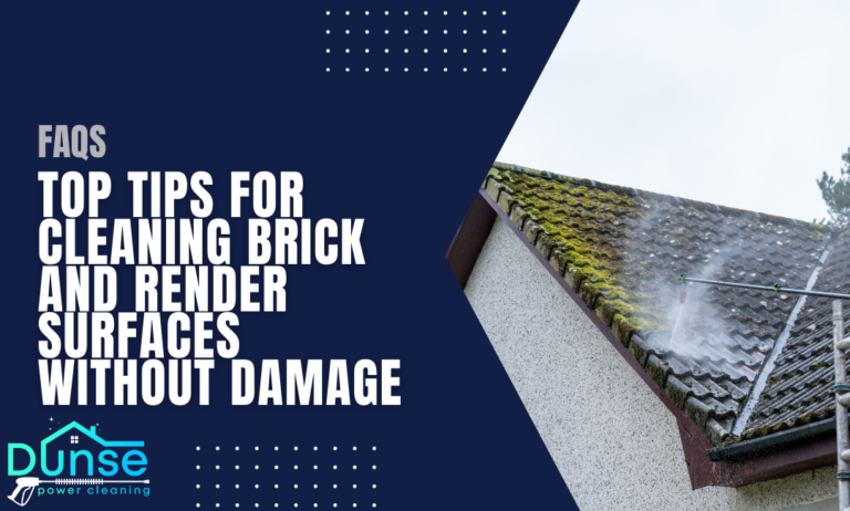 Top Tips for Cleaning Brick and Render Surfaces Without Damage